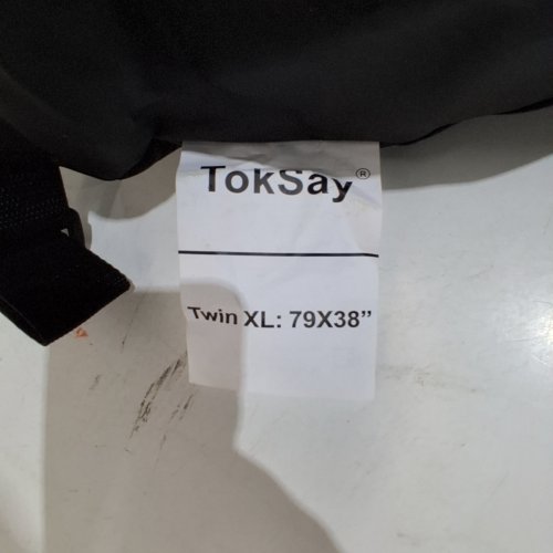 TOKSAY FOAM CAMPING MATTRESS WITH CARRY BAG - TWIN XL (79" X 38") - GREY image 5
