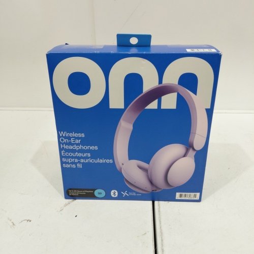 ONN. OVER-EAR WIRELESS BLUETOOTH HEADPHONES - LILAC (MODEL: AAAPRP100002890) image 5