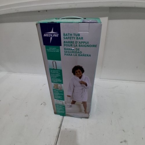 MEDLINE BATHTUB SAFETY GRAB BAR - 250LB MAX - WHITE - (MODEL:MDS86321W) image 4