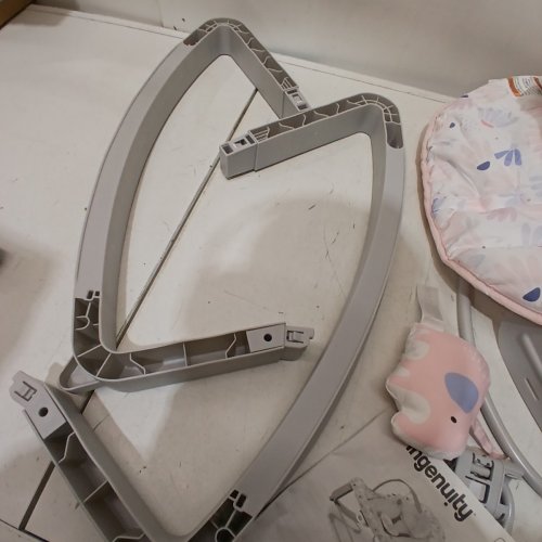 INGENUITY KEEP COZY 3-IN-1 GROW WITH ME VIBRATING BABY BOUNCER SEAT & ROCKER - 6-40LBS - PINK/GREY - (MODEL: 12909) image 4