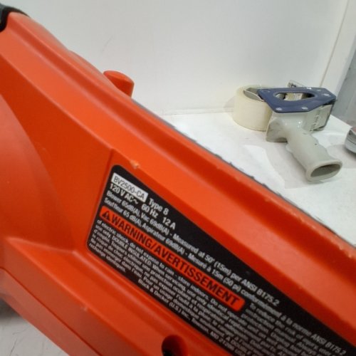 BLACK+DECKER CORDED ELECTRIC HANDHELD LEAF BLOWER - BLACK\ORANGE image 2