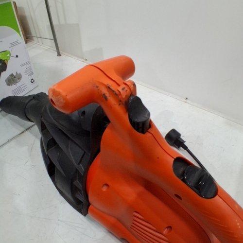BLACK+DECKER CORDED ELECTRIC HANDHELD LEAF BLOWER - BLACK\ORANGE image 4