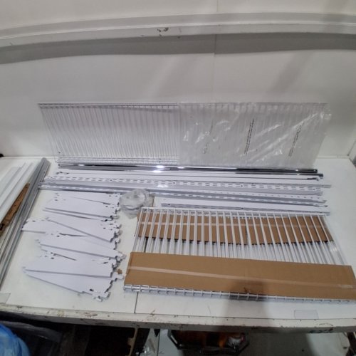 RUBBERMAID CONFIGURATIONS DELUXE CUSTOM CLOSET KIT - 4FT-8FT - WHITE (MODEL: FG3H8900WHT) image 2
