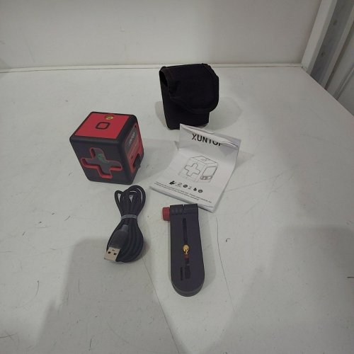 XUNTOP SELF LEVELING MAGNETIC GREEN CROSS-LINE LASER LEVEL - 100FT - RED / BLACK (MODEL: XQP031) image 3