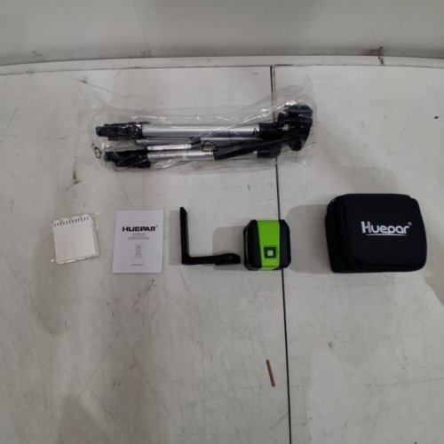 HUEPAR SELF-LEVELING PROFESSIONAL LASER LEVEL WITH TRIPOD STAND - 150FT RANGE / 25.6"H - BLACK ( MODEL: BOX-1G) image 3