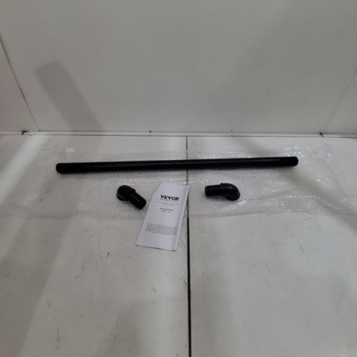 WALL MOUNTED IRON HANDRAIL - EASY INSTALL FOR INDOOR/OUTDOOR USE - 2.5 FT - BLACK (MODEL: H5594-3) image 2