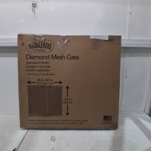 TODDLEROO NORTH STATES DIAMOND MESH GATE - 23" X 26.5"-42" (MODEL: 4600) image 3