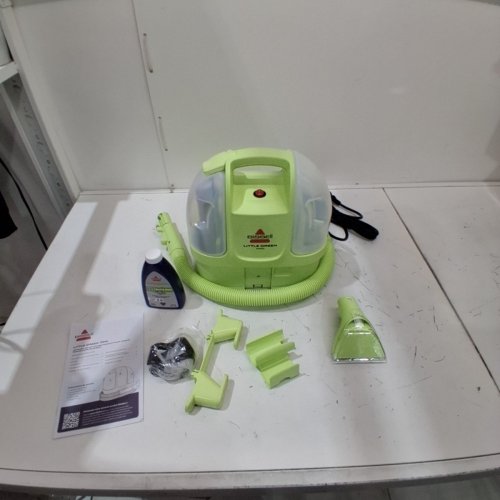 BISSELL LITTLE GREEN MINI CORDED PORTABLE CARPET AND UPHOLSTERY DEEP CLEANER WITH SELF-CLEANING TOUGH STAIN TOOL AND HYDRORINSE TOOL (MODEL: 4075B) image 3