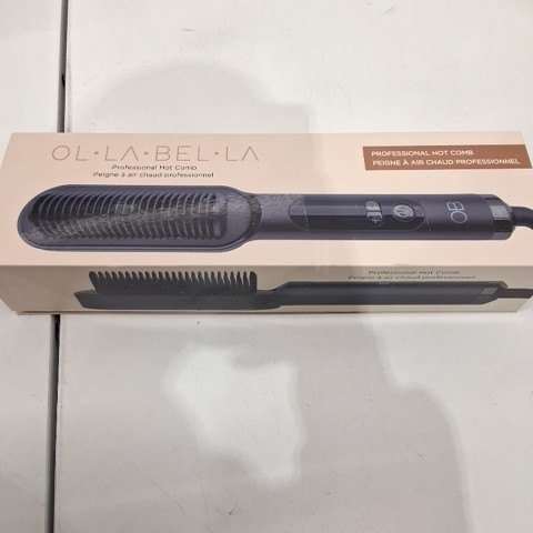 OLLA BELLA PROFESSIONAL HOT COMB - AC100-240 V 50/60HZ 30W - BLACK (MODEL: OB-HCB-BK) image 4