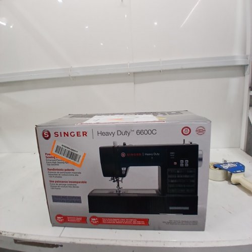 SINGER HEAVY DUTY STERLING SEWING MACHINE WITH ACCESSORIES, FULL METAL FRAME AND LCD SCREEN - 215 STITCHES - BLACK (MODEL: HD6600C) image 5