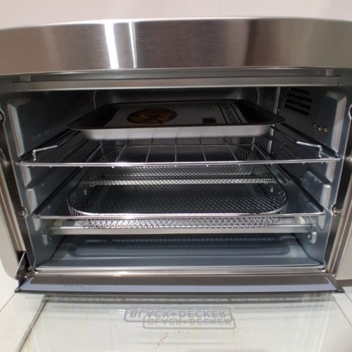 BLACK + DECKER CRISP 'N BAKE AIR FRY TOASTER OVEN - STAINLESS STEEL (MODEL: ‎TO3217SSC) image 5