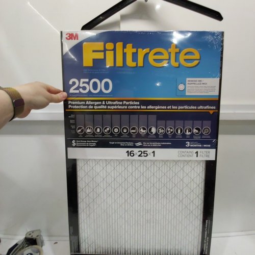 6PK 3M FILTRETE ALLERGEN AND ULTRAFINE PARTICLES REDUCTION AIR FILTER 2500 MPR - 16" X 25" X 1" image 2