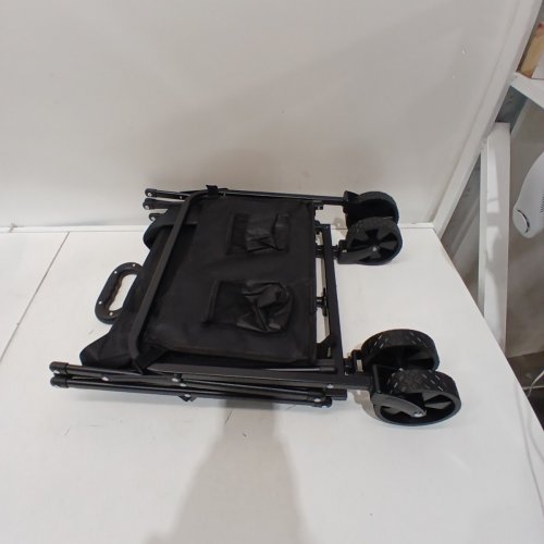 GARVEE FOLDING/COLLAPSIBLE FLAT STYLE ALL TERRAIN CAMPING CART/WAGON - 380LBS CAPACITY - BLACK (MODEL: PSS_339CPVBK) image 3