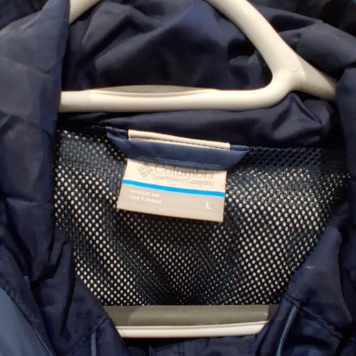 MEN'S COLUMBIA WATERTIGHT II RAIN JACKET - LARGE - BLUE image 3