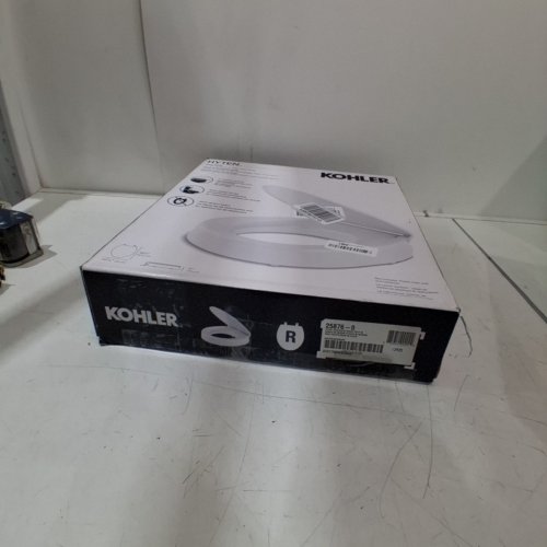 KOHLER HYTEN ELEVATED QUIET-CLOSE ROUND TOILET SEAT - WHITE (MODEL: 25876-0) image 4