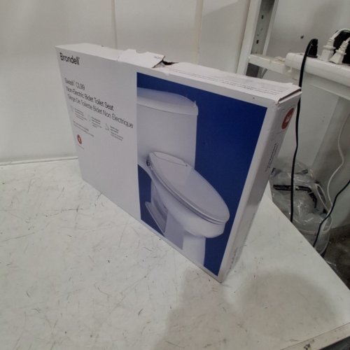 BRONDELL SWASH CL99 NON-ELECTRIC BIDET ELONGATED TOILET SEAT - 18.5" X 14.3" - WHITE (MODEL: CANCL99-EW) image 3