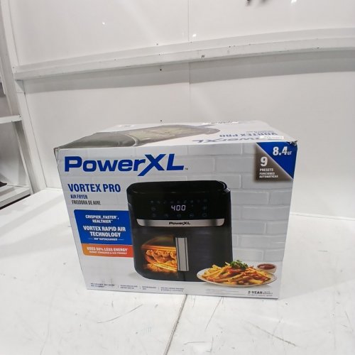 POWERXL VORTEX PRO AIR FRYER - 8.4QT CAPACITY - 1700W - BLACK - (MODEL: AF3082-0BP) image 4