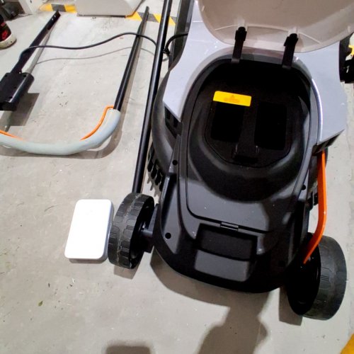 LITHELLI CORDLESS LAWN MOWER - 20 V, 4 AH, 74WH - GReY, BLACK, AND ORANGE image 6