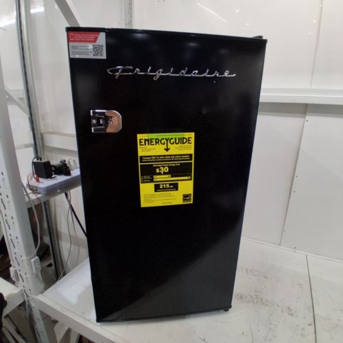 FRIGIDAIRE 3.2 CU. FT. RETRO MINI FRIDGE - BLACK - (MODEL: EFR376-BLACK-6COM) image 2