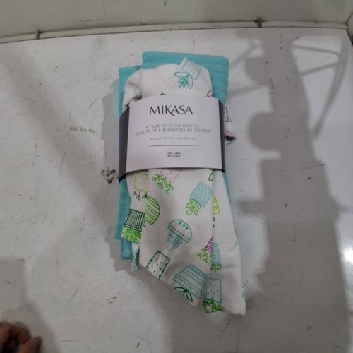 8PK MIKASA KITCHEN TOWELS - 17" X 28" - ASSORTED COLOURS (MODEL:3400550) image 2