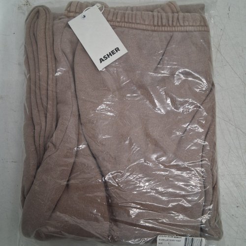 WOMEN'S ASHER RIVER LUX TERRY PANTS - LARGE - BISCUIT (STYLE: L516-F81-RIVER-B068-A1) image 2