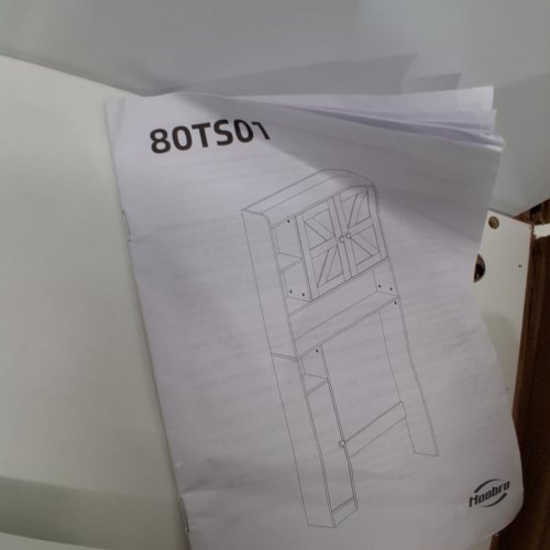 HOOBRO OVER-TOILET STORAGE CABINET - 66.7" X 31.5" - WHITE (MODEL: WT80TS01) image 2