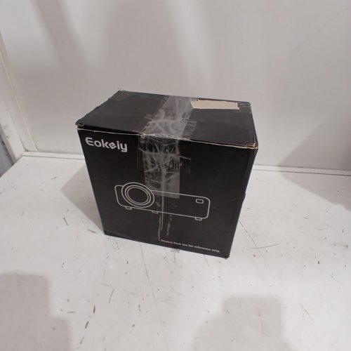 EOKEIY PROFESSIONAL MINI VIDEO PROJECTOR WITH SCREEN - WHITE (MODEL: HI-04) image 6