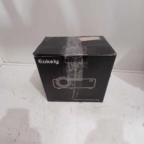 EOKEIY PROFESSIONAL MINI VIDEO PROJECTOR WITH SCREEN - WHITE (MODEL: HI-04) image 7