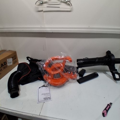 BLACK+DECKER 3-IN-1 VACPACK CORDED ELECTRIC LEAF BLOWER, VACUUM & MULCHER WITH BACKPACK BAG - 250MPH - 400CFM - BLACK/ORANGE (MODEL: BEBL7000) image 2