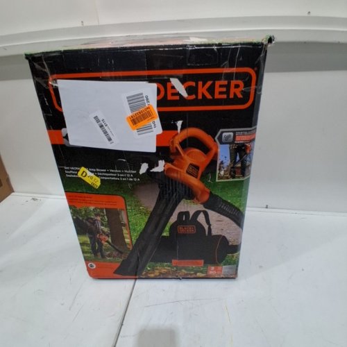 BLACK+DECKER 3-IN-1 VACPACK CORDED ELECTRIC LEAF BLOWER, VACUUM & MULCHER WITH BACKPACK BAG - 250MPH - 400CFM - BLACK/ORANGE (MODEL: BEBL7000) image 4