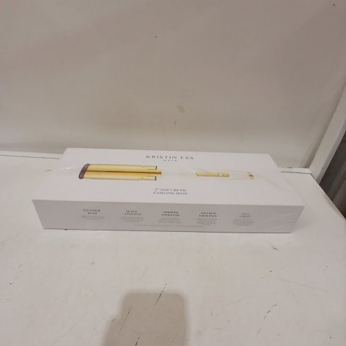 KRISTEN ESS SOFT BEND CURLING IRON - 2" - GOLD/WHITE (MODEL: KES0193) image 5