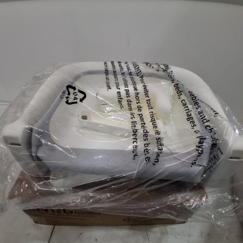 LIVING BASICS BABY FOLDABLE BATHTUB- 27.5" X 15.7FT X 8.5" - WHITE AND GRAY image 2