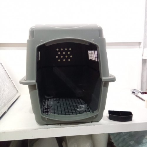 PETMATE SKY KENNEL PET CARRIER -30-50LBS - GREY image 2