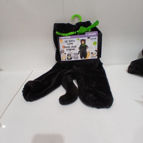 BABY PALAMON LIL' KITTY CUTIE COSTUME - 6-12 MONTHS - BLACK image 2