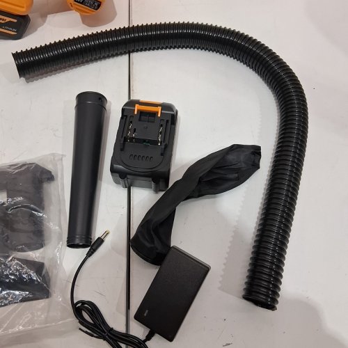 11PC CORDLESS LEAF BLOWER WITH BATTERIES- 20 V - YELLOW (MODEL: LB13A) image 6