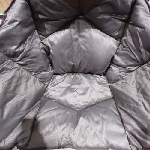 MAC SPORTS PADDED FOLDING CLUB CAMPING CHAIR WITH CARRY BAG - 500LBS MAX - BROWN/GREY (MODEL: 1872249) image 3