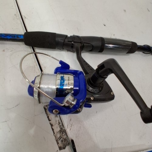 SHAKESPEARE NAVIGATOR SPIN CAST ROD AND REEL COMBO - 6FT - BLUE/BLACK (MODEL: ‎NAVI6030SPCBO) image 3