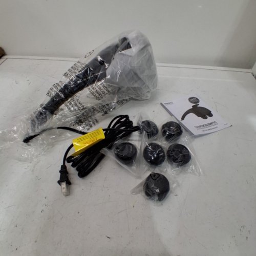 HOMEDICS TWIN PERCUSSION PRO MASSAGER WITH HEAT - BLACK (MODEL: HHP-385H) image 2