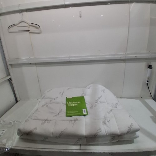 NIAGARA SLEEP SOLUTION ULTRA SOFT QUEEN SIZE MATTRESS TOPPER - VISCOSE MADE FROM BAMBOO PILLOW TOP MATTRESS PAD FOR BACK PAIN RELIEF - QUEEN - WHITE (MODEL: GZ-33XH-312L) image 2