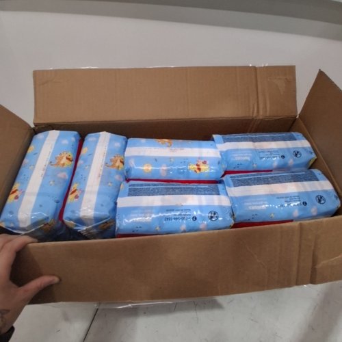 198PK HUGGIES LITTLE SNUGGLERS DISPOSABLE BABY DIAPERS - SIZE 1 image 2