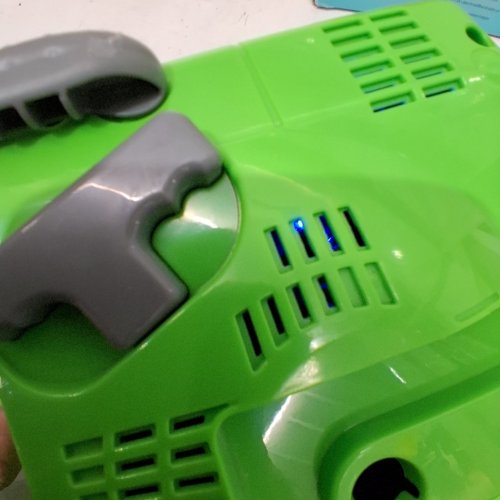 PLAY DAY CHAINSAW AND TRIMMER SET BUBBLE MAKER TOY - BLUE / GREEN image 2