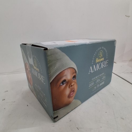 76PK PAMPERS AMORE FRAGRANCE FREE DIAPER - SIZE NEWBORN image 2