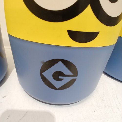 3PC MINIONS STACKABLE STORAGE CONTAINER - 9.25" / 12.25"/ 15" - YELLOW/BLUE (MODEL: 2038101) image 3