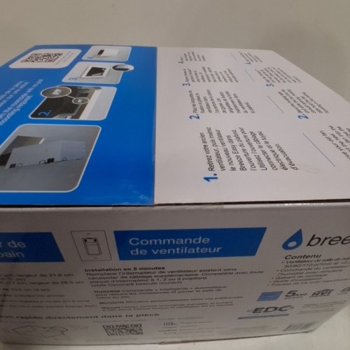 BREEZE EASY EASY INSTALL BATHROOM FAN - 50/80/110 CFM - WHITE (MODEL:5192227) image 3