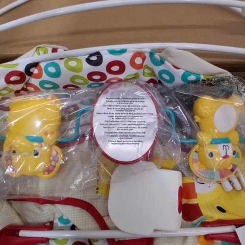 BRIGHT STARTS DEEP CRADLING BABY BOUNCER - PLAYFUL PINWHEELS - MULTICOLOUR - (MODEL: 60135-ES) image 4