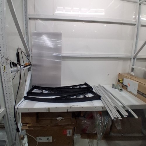 VIVOHOME POLYCARBONATE WINDOW DOOR AWNING - WHITE / TRANSPARENT - 40" X 80" - (MODEL: VH1148) image 2
