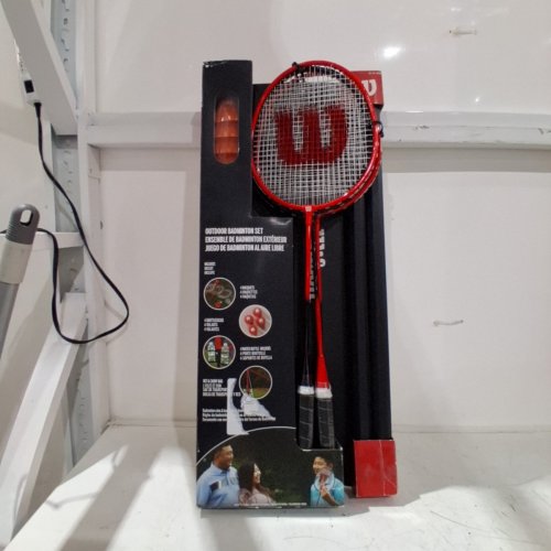 WILSON OUTDOOR BADMINTON KIT SET WITH 4 RACKETS - RED/BLACK (MODEL: 3622074) image 2