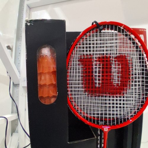 WILSON OUTDOOR BADMINTON KIT SET WITH 4 RACKETS - RED/BLACK (MODEL: 3622074) image 3