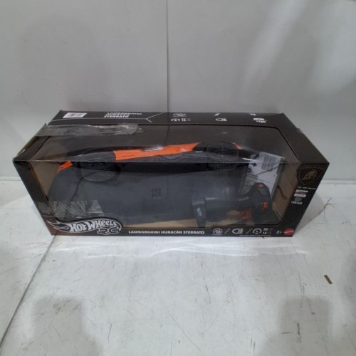 HOT WHEELS RC LAMBORGHINI HURACAN STERRATO CAR - 1:10 - ORANGE AND BLACK (MODEL: 1851591) image 4