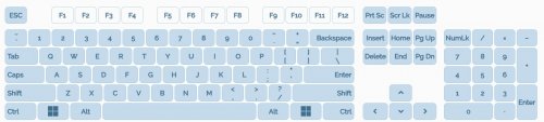 ARTECK BACKLIT USB WIRED KEYBOARD - BLACK (MODEL: HA305-3B) image 2